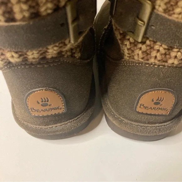 BearPaw Boshie Suede Brown and Tan Women’s Boots Size 7. Excellent Condition. - Picture 11 of 13